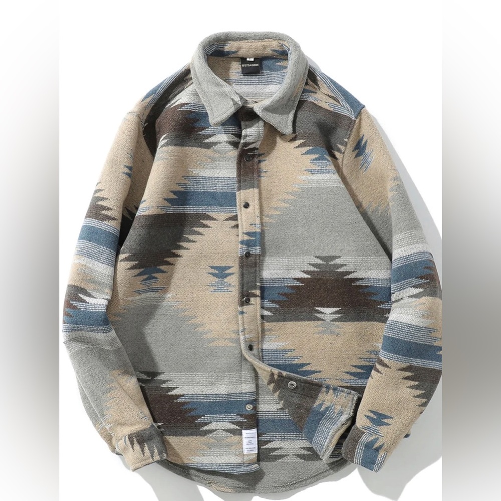 Tokyo Laundry - Tribal Fleece Button Up Shirt